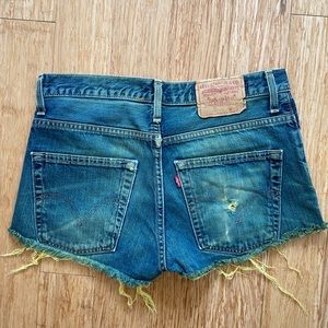 Vintage Levi’s Cutoff Denim Shorts, Women’s Size 28